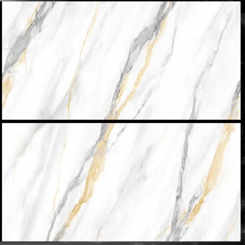 OEM ODM Porcelain Tiles 600x1200mm Glazed Marble Look Tiles