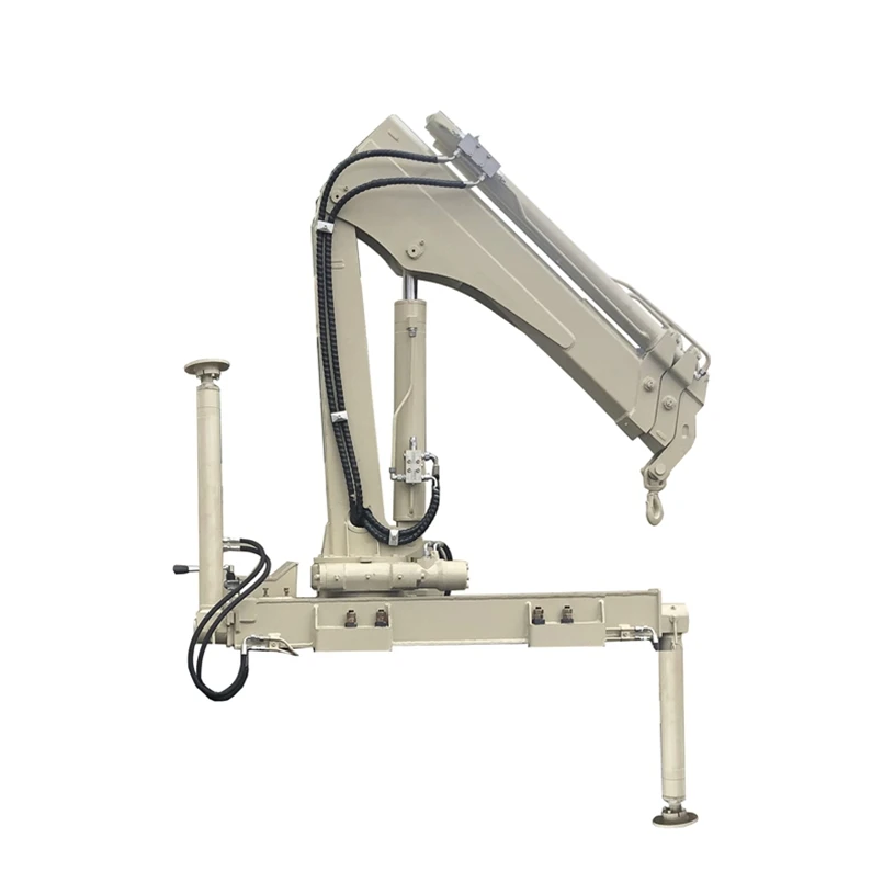 Good Quality And Price Of 1.5  ton hydraulic small crane knuckle boom mini pickup crane manipulator