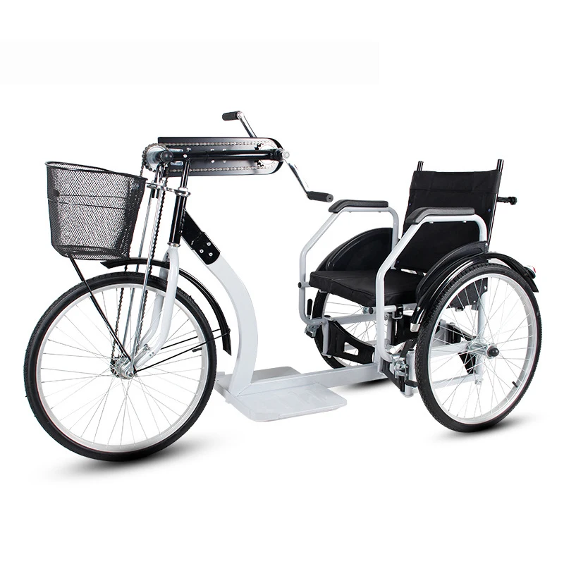 2023 Medical MT-001 Hand Steer Manual Wheelchair Tricycle Wheelchair Hospital Furniture In Stock