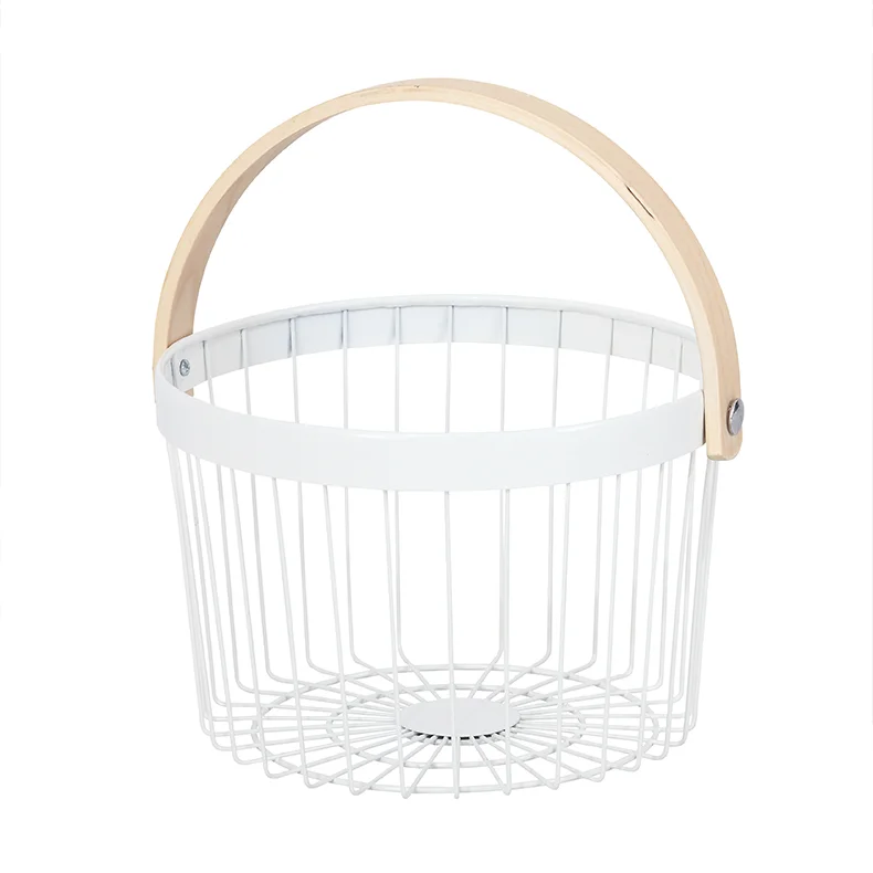 Multifunctional Metal Wire Fruit Bowl Basket Organizer for Dish and Bowl Kitchen Counter Household Decor Accessory