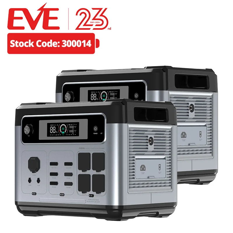 EVE 2400 Вт 2048wh синий зуб 2000 портативный генератор электростанции 1200 1000 перезаряжаемая Солнечная портативная электростанция