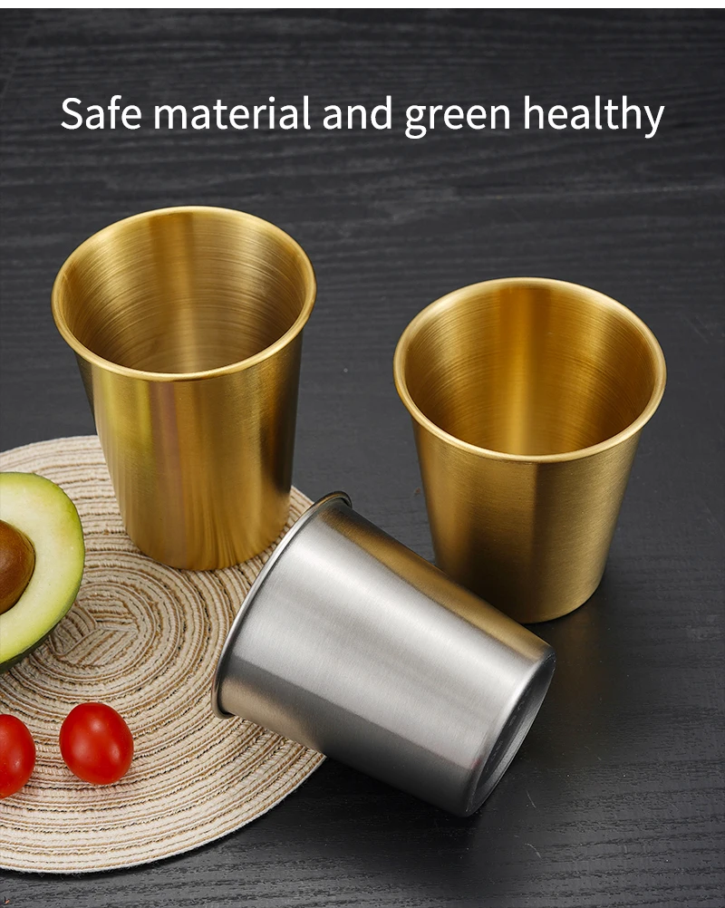 8oz 12oz 16oz BPA Free Healthy Unbreakable Custom Logo 18/8 Stainless Steel Pint Cups Beer Tumbler Mug