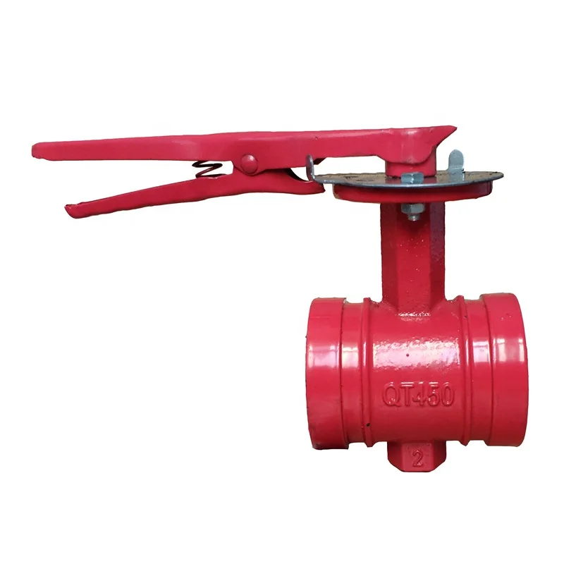 Ductile Iron Angle Steel 4 Inch Cold Water Lug Type Manual Ductile Butterfly Valve Cast Iron Electric Actuator Butterfly Valve