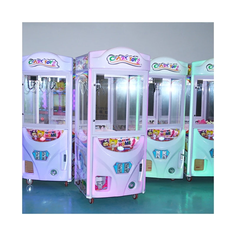 Gamepower Crazy Toy 2 Game Toy Crane Claw Machine For Sale