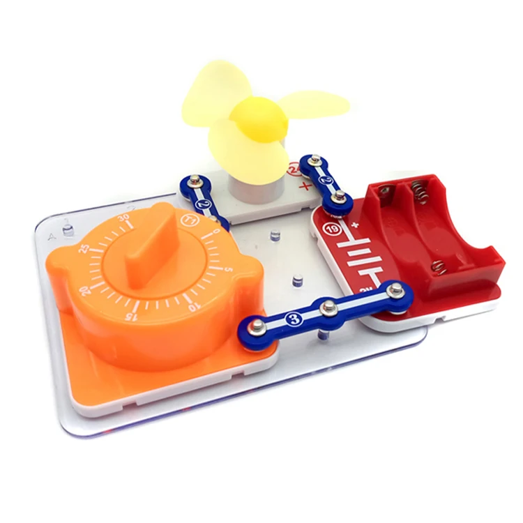 Diy Easy Electronics Building Block Science Kit 4 In 1 The Timer Circuits Toys Kids Educational Learning Kit for Kids