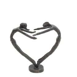 cast iron bronze sculpture gymnastics figurine for home decoration dancing couple sculpture