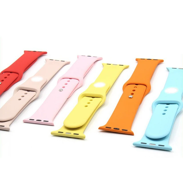  Ремешок силиконовый для Apple watch band series 6 5 4 3 2 1 38 м 40 42