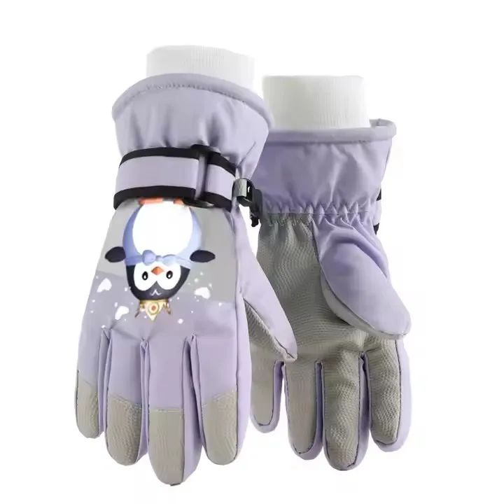 Thicken Kids Winter Gloves waterproof windproof Touchscreen Ski Gloves for Gril Boy Kids Ski Mittens Cold Weather