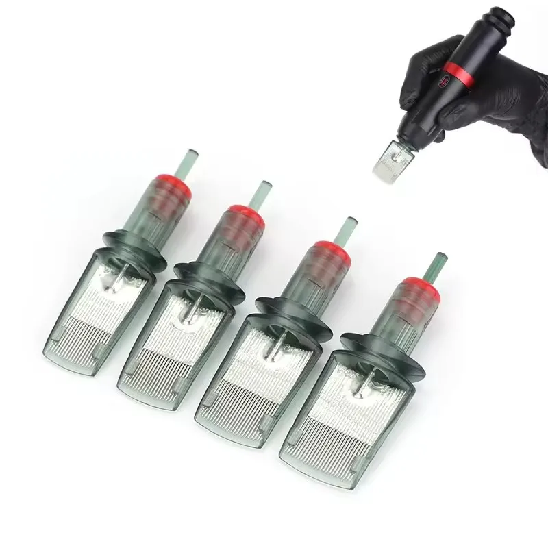 Professional Disposable Tattoo Needle Cartridge 35/39/45/49RM Round Magnum Cartridge for Big Pattern and Shadow Coloring
