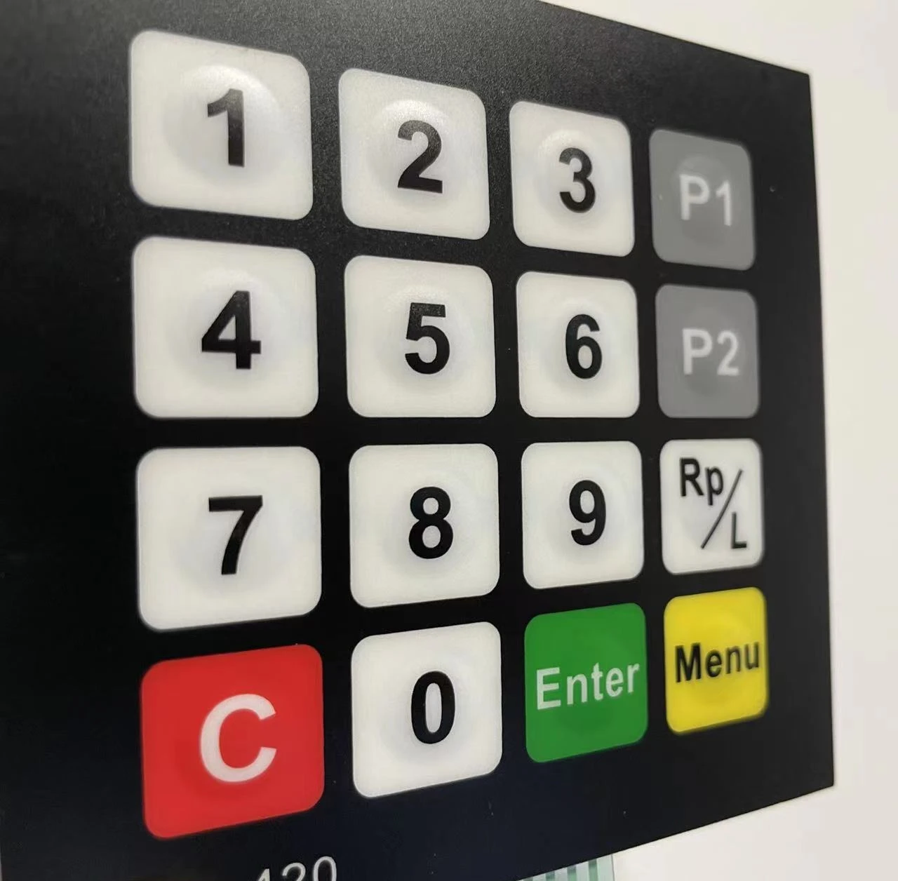 Fuel Dispenser Oil-Resistance Membrane Switch Keyboard for Fuel Dispenser