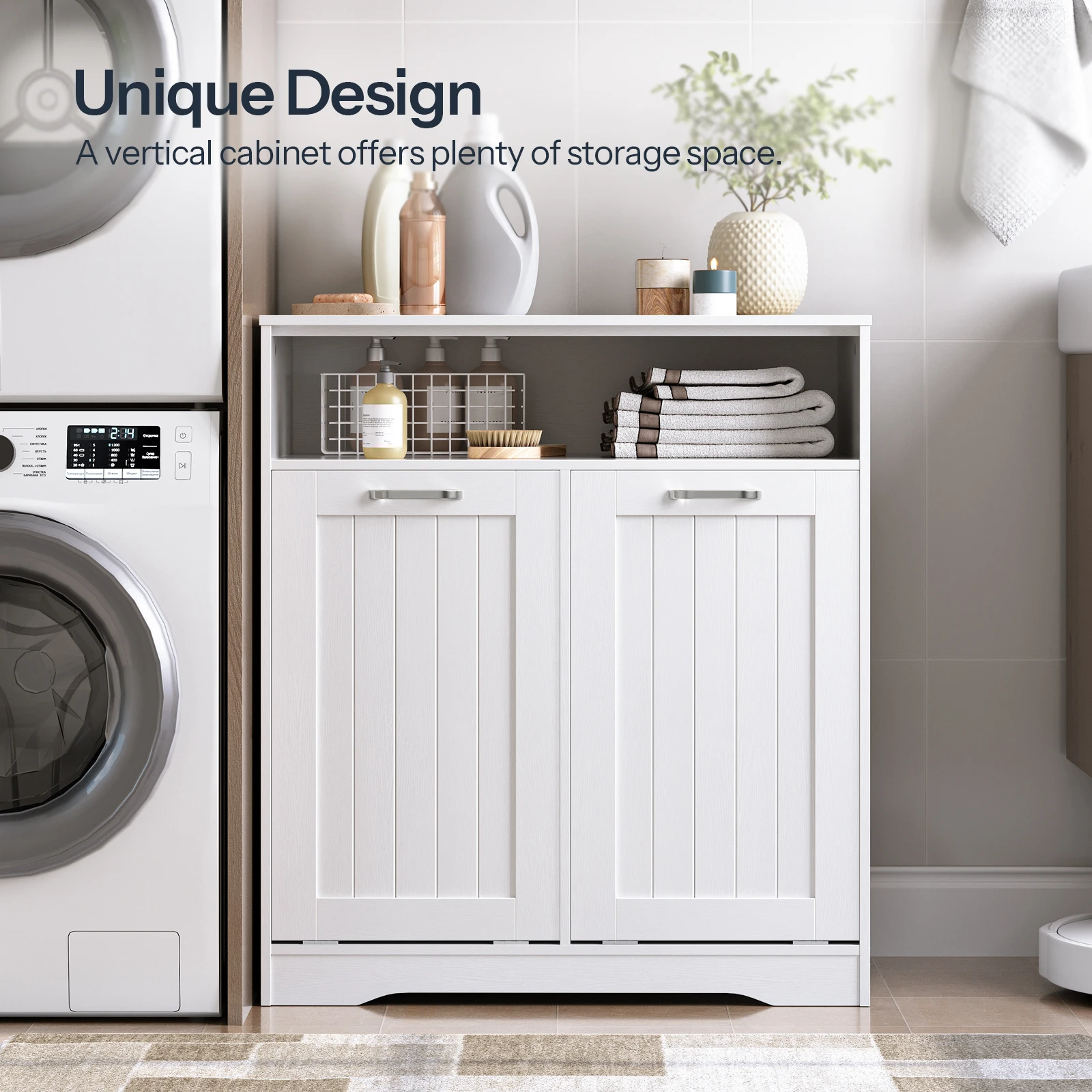 Wholesale Laundry Baskets, HOOBRO Brand Laundry Hamper Sorter for Clothes, Washing Basket Dirty Clothes Laundry Cart