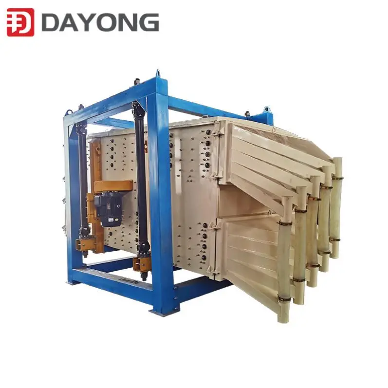 Large Power Delicate High Precision Powder Silica Sand Automatic Square Swing Vibrating Screen