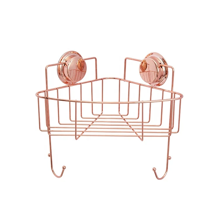 No Drilling Shower Shelf Caddy Storage Basket Bathroom Corner Shelf For Shampoo Conditioner