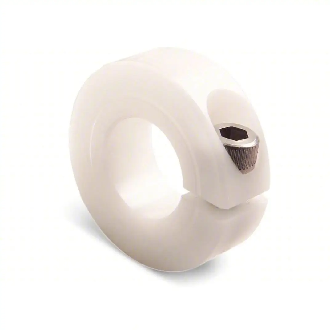 Factory price POM plastic ABS Nylon one-Piece Shaft Collar lock clamping with screw set