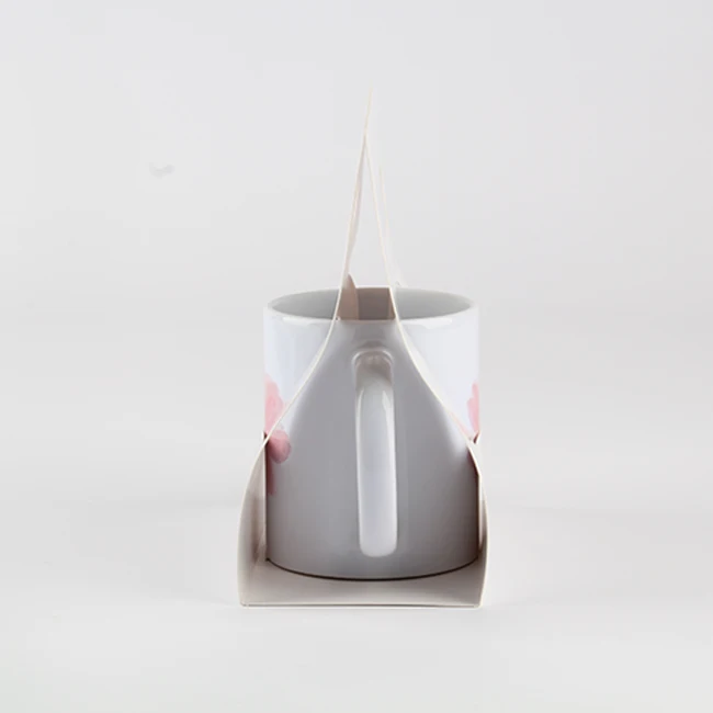 KaiMai hot sell with handle sublimation printable /portable /foldable white cardboard cake baking takeaway packaging paper box