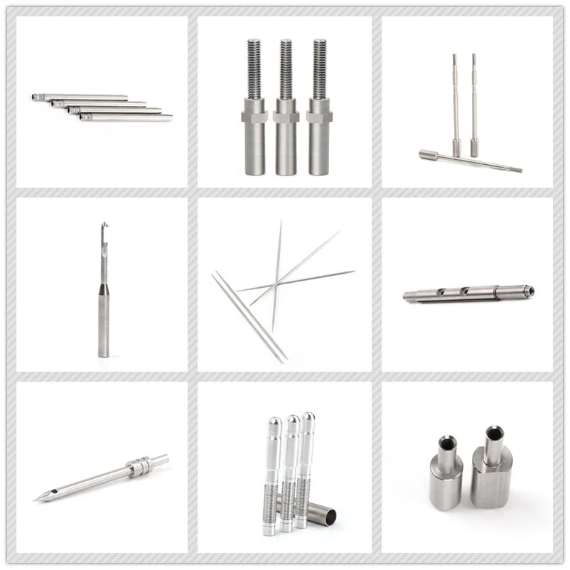 CNC Swiss machining service Brass stainless steel material OEM drawing mechanical crank shaft collar shafts