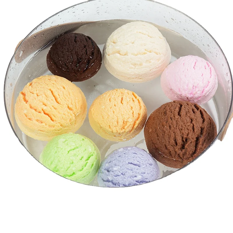 Ice Cream Ball Simulation Food Play Resin Accessories Resin Ice Cream For Decoration