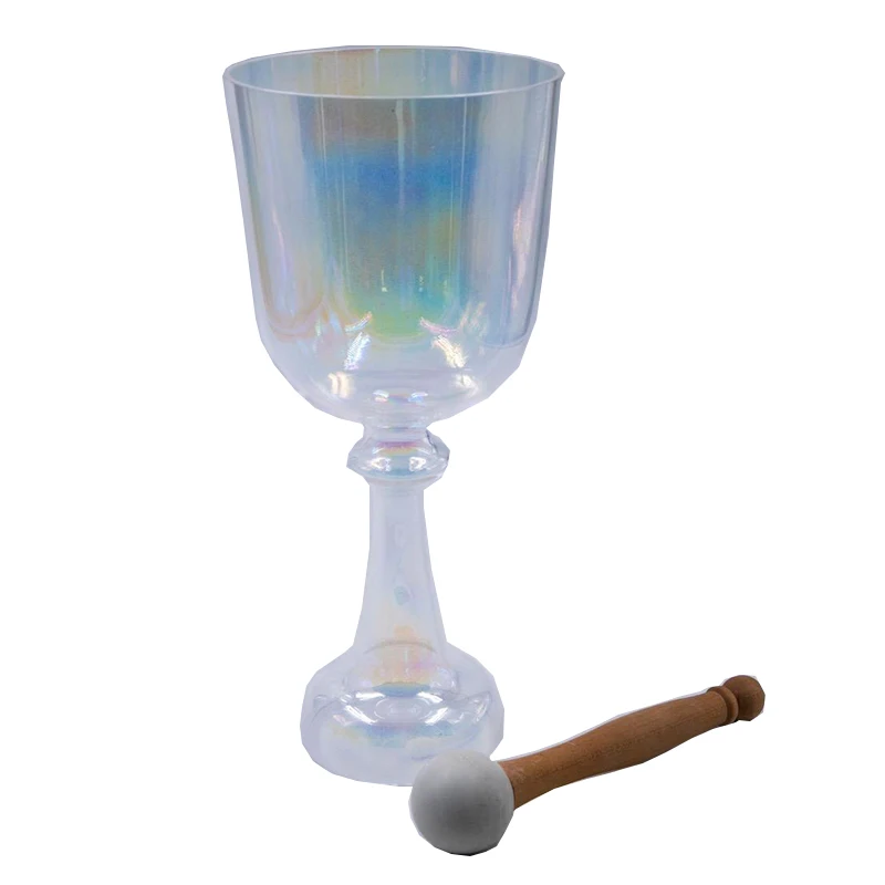AMAZING BRAND High Quality Alchemy Cosmic Light Quartz Crystal Singing Holy Grail For Healing Sound Bath Crystal Singing Bowl