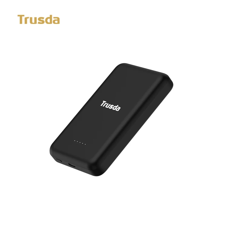 
TRUSDA RC1.10W Unique Magnetic Power Bank 5000 mAh With Wireless Quick Charge 10W Or PD 20W Via Type C Port For Phones 