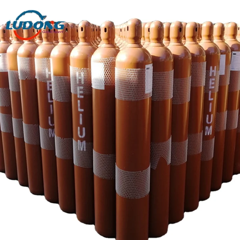 balloon helium gas /Industry helium gas/ 99.999% helium gas in 50L 200bar gas cylinder