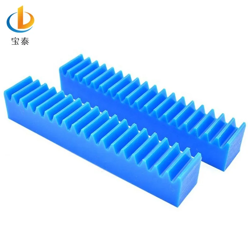 High quality Pinion Nylon Plastic spur gea Rack