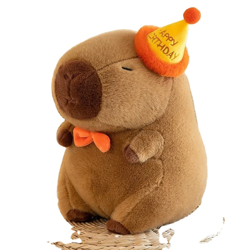 Factory Custom Cute Capybara Plushies Stuffed Plush Toy Birthday Xmas Gift for Kids