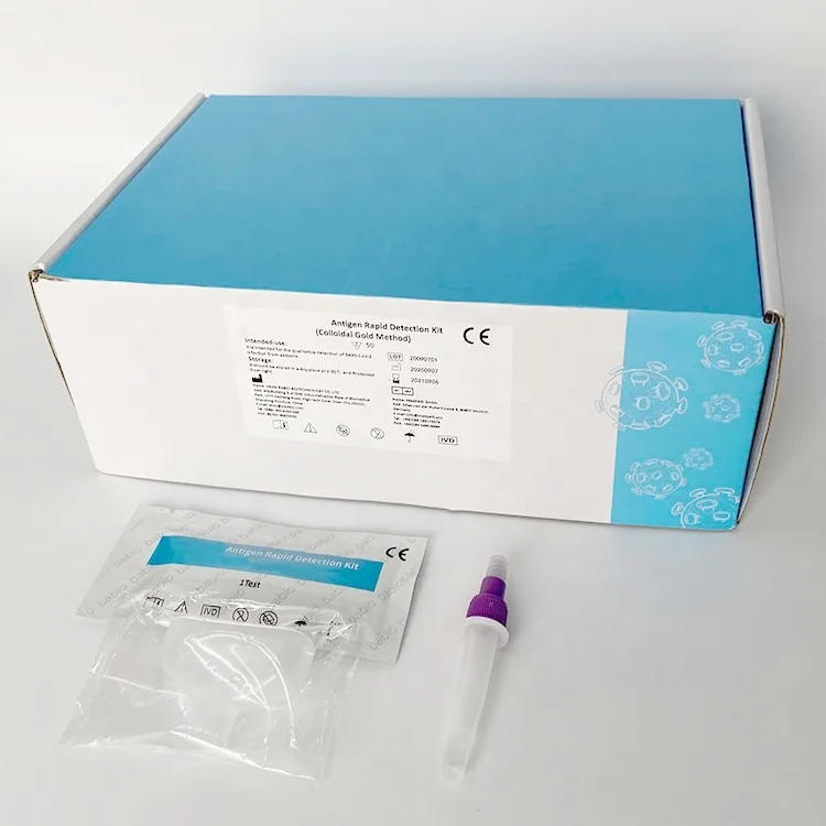 
Factory directly supply antigen antibody antigen rapid test kit colloidal gold test kits saliva swab test igm igg 