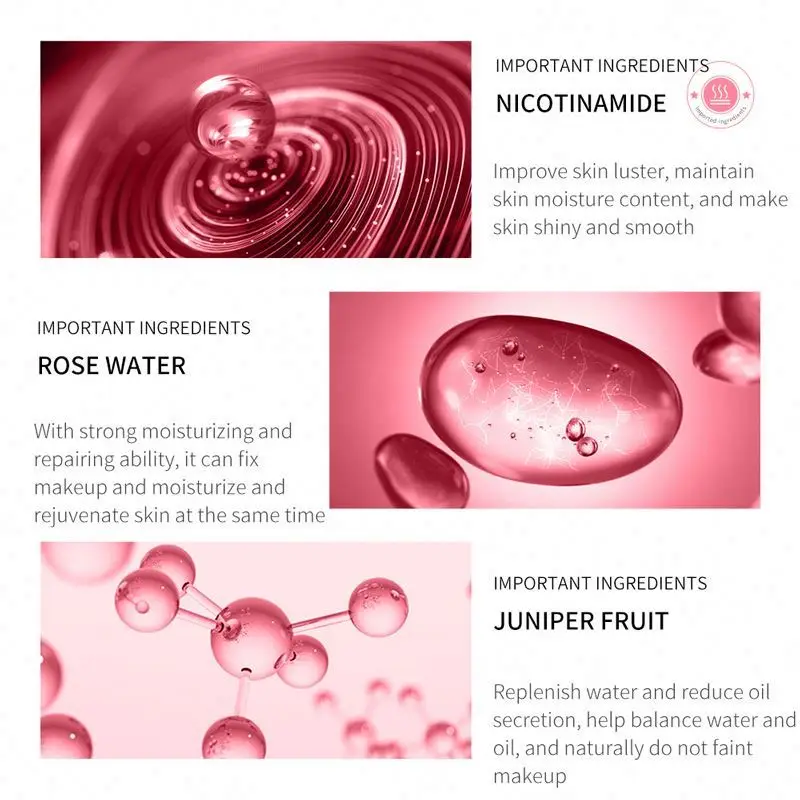 Hot sell OEM SENANA private label natural beauty waterproof cosmetics brightening skin oil control powder setting spray