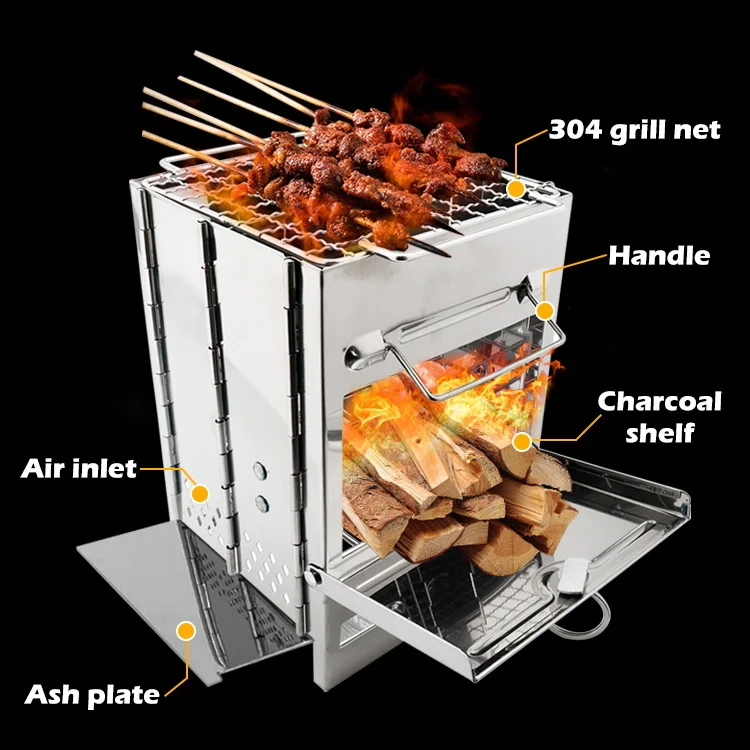 Baiyuheng Wholesale New Design Portable Windproof Camping Oven Stove
