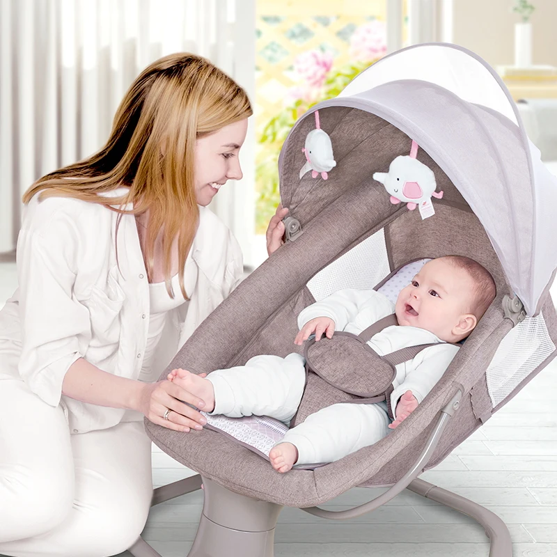 Best swing baby cots or cribs  sheets baby fitted portable baby rocking crib chair