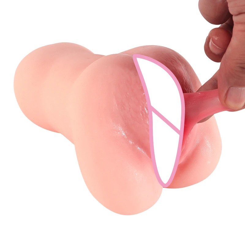New Launched Real Woman artifical Vaginal duplicate, single-channel compact male masturbator sex vagina toy cup for easy storage