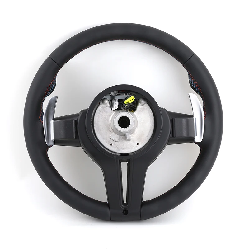 Custom Full Alcantara M Performance Leather Steering Wheel for BMW E90 E60 E46 X5 E70 X6 E71 E92 M3 E39 E82 E36 X1 E84 E63 E93