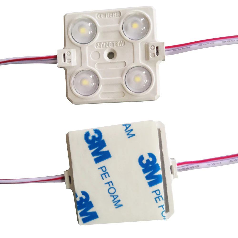 led light for showcase CE ROHS 5 years warranty 24v 1.2W 120lm everlight smd2835 4- led light for sign boxes & channel letter
