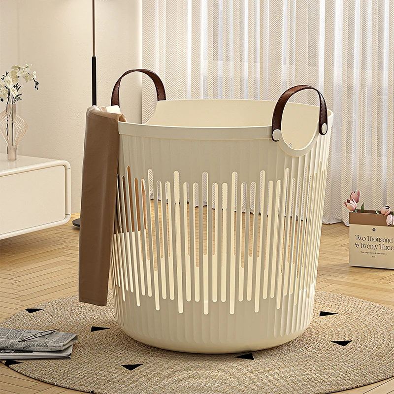 Rmier modern style dirty clothes basket household storage basket bathroom for changing laundry toy doll storage bucket