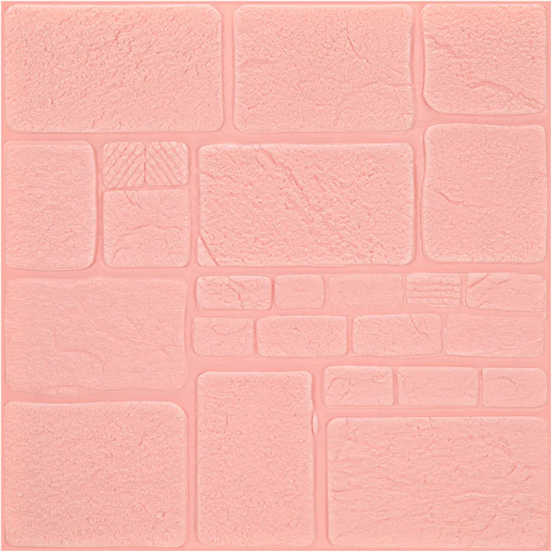 Stone Effect Foam Wallpaper For  Room Decor 3d Wall Stickers