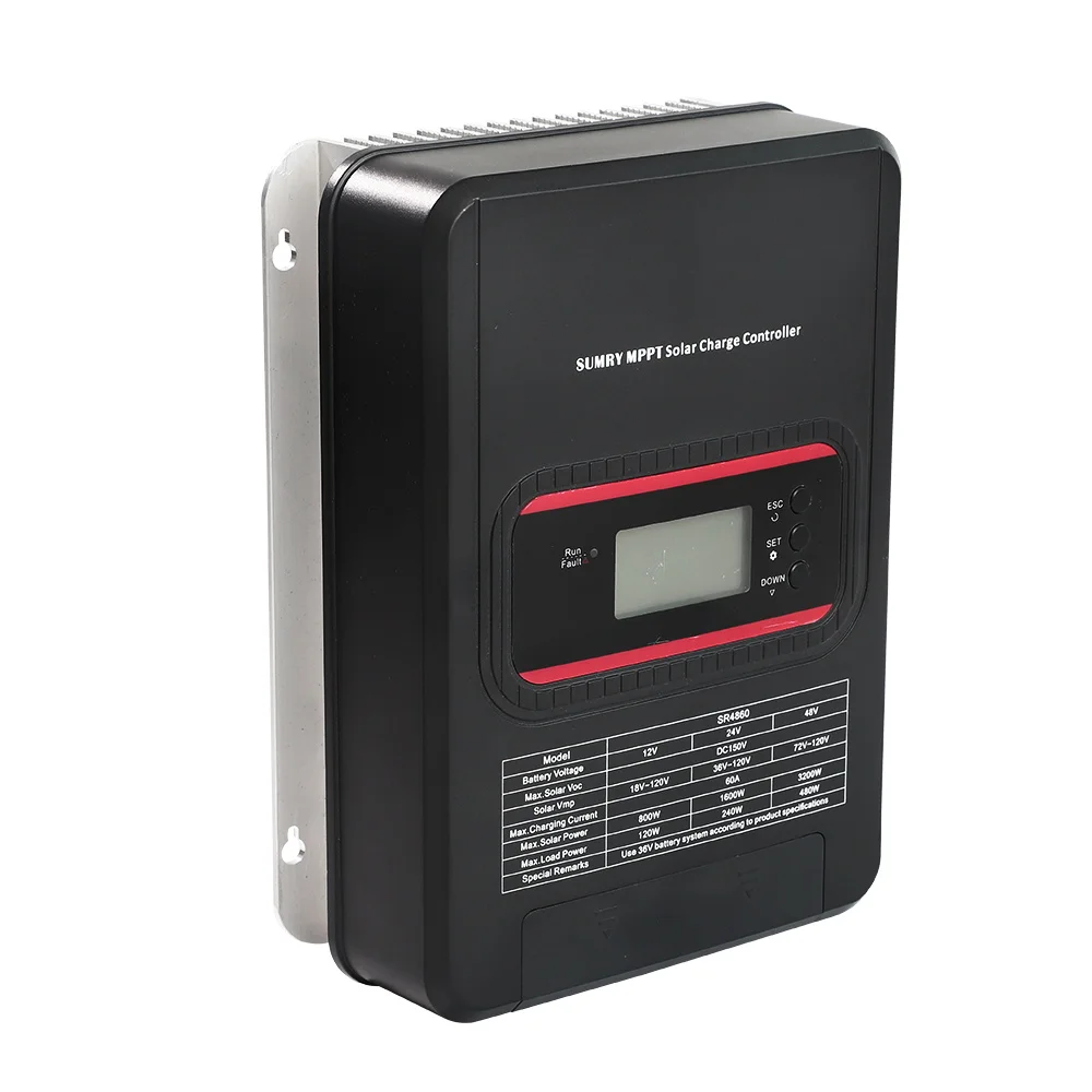  12v/24v/48v авто е-байка 36В комплект 30A 60A со слежением за максимальной точкой мощности Солнечный контроллер