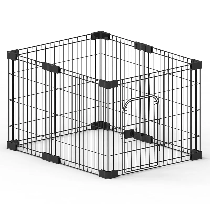 Large divider playpen  pet cages cheap big size dog play cage  portable 4 panel folding puppy pen