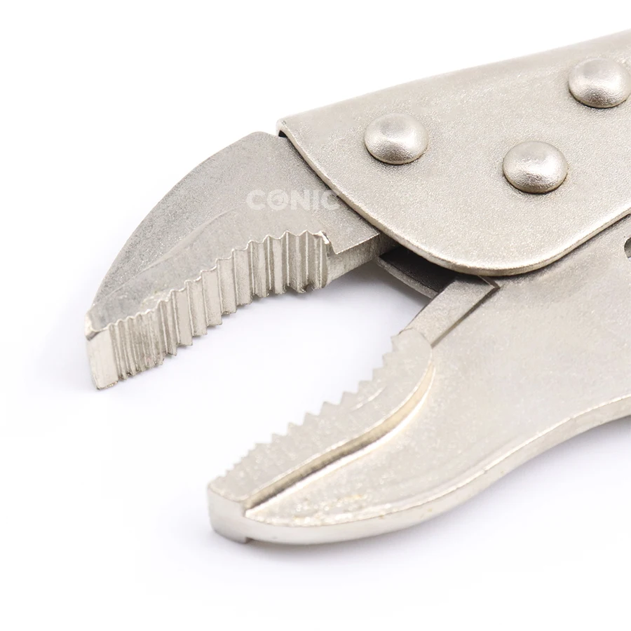 High quality professional Cr-V steel vise grip Curved Jaw locking pliers with PVC dipped handle