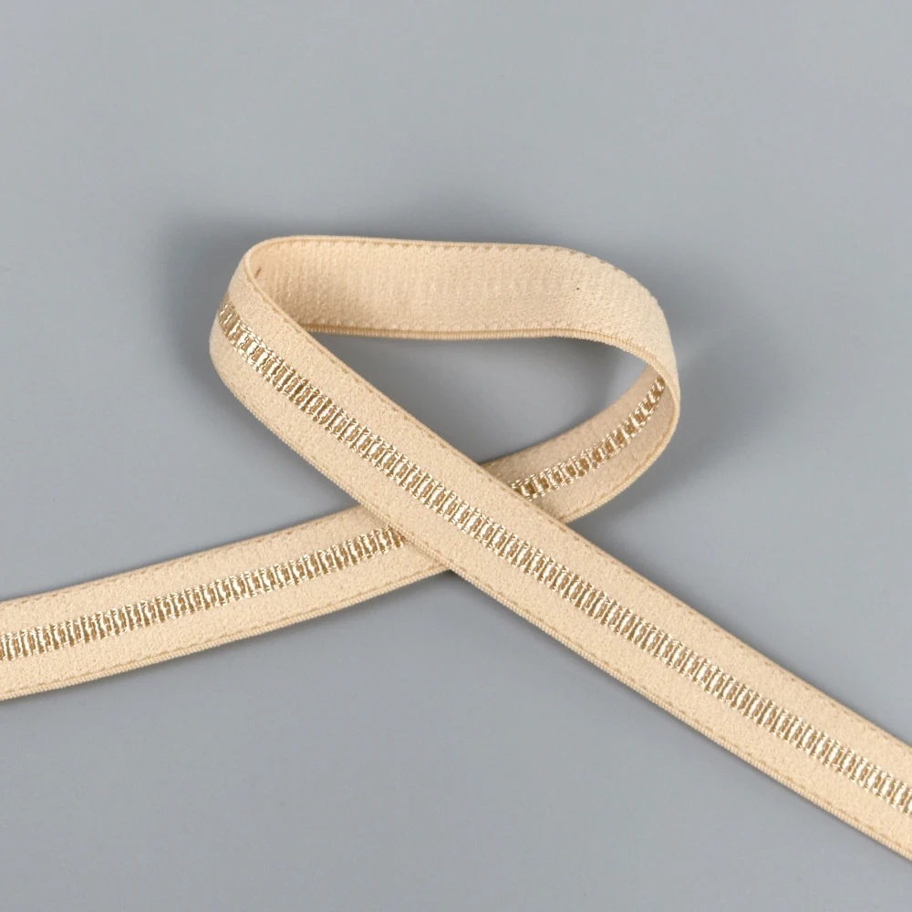 Nylon Spandex Jacquard Elastic Shoulder Tape Flat Matt Elastic Bra Strap
