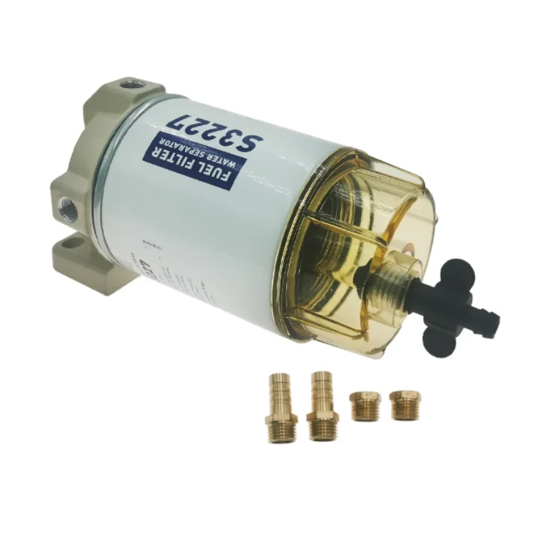 Outboard Marine Diesel Engine Fuel Filter Assembly S3227 With Base Kits And Plastic Cup For Motorcycle
