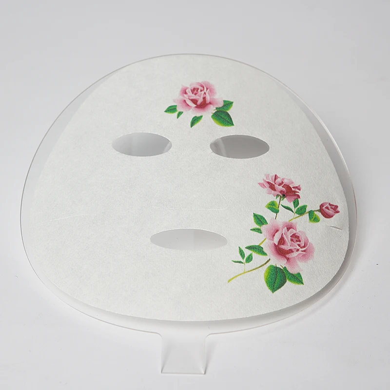 Cute Printing 30gsm Tencel Korean Cosmetics Sheet Mask Female Nonwoven Lightening Moisturizing Gel Face Mask Facial Deep Clean