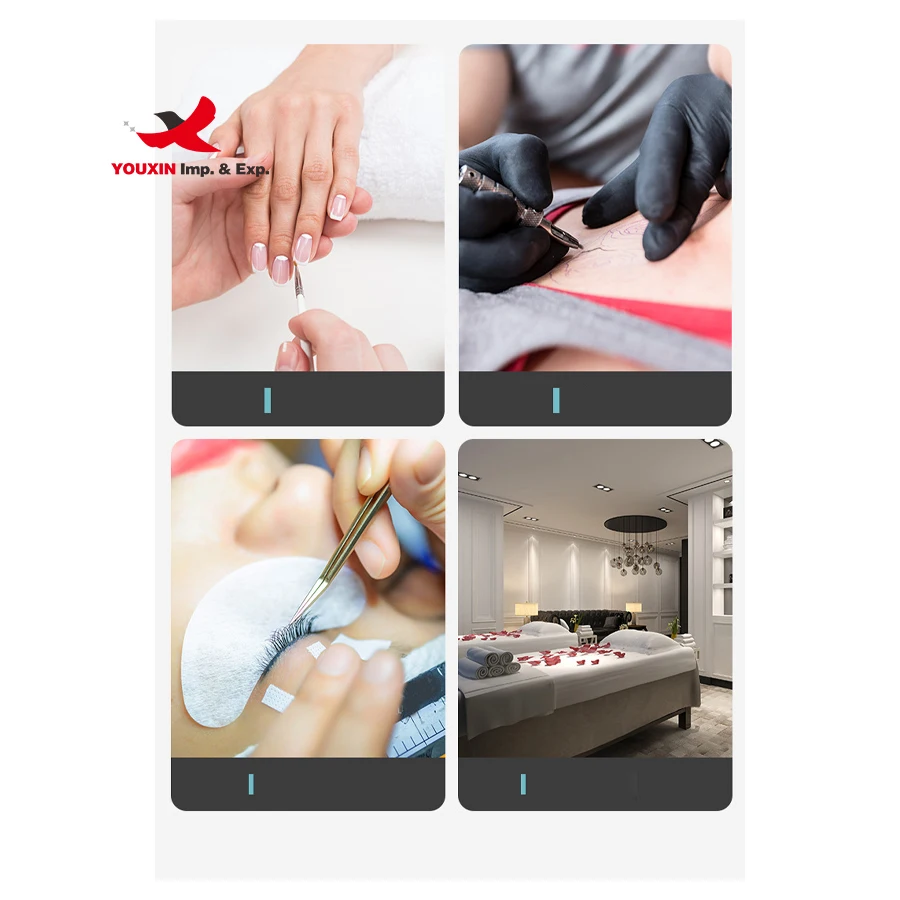 Factory Direct Beauty Salon Skincare Eyelash Extension Manicure Tattoo Adjustable Shadowless 360 Degree Rotation Magnifying Lamp