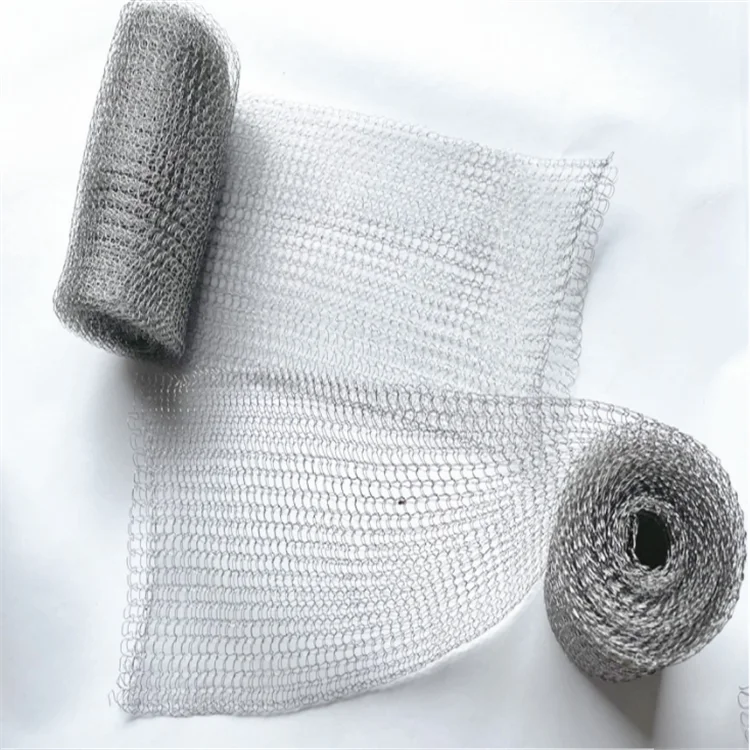 tinned copper knitted wire mesh/brass/copper knitted wire mesh