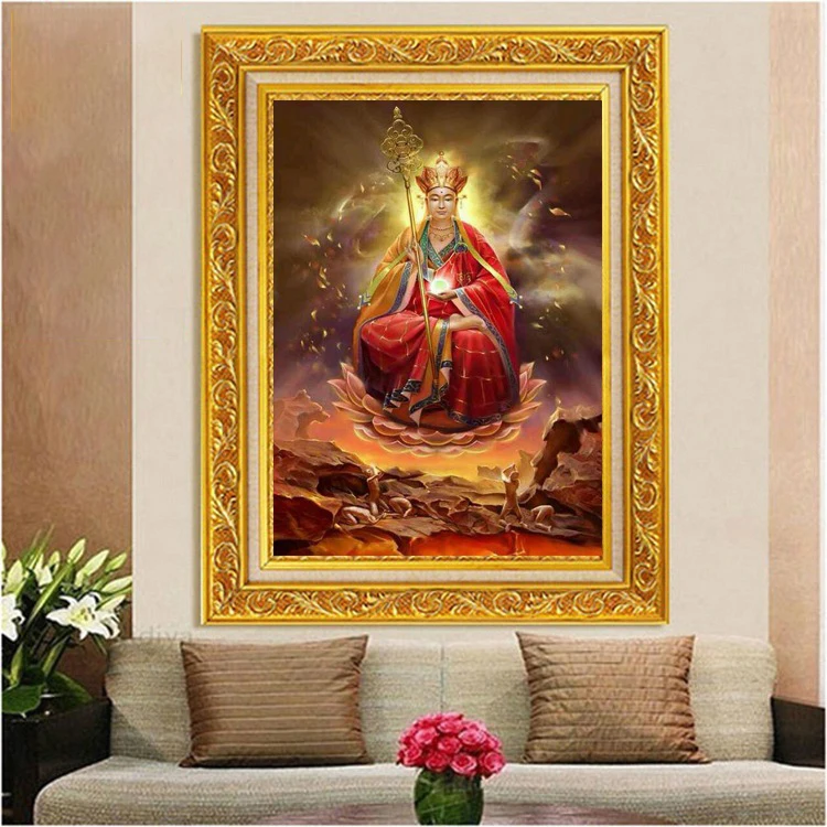 5d Diamond Painting Cross Stitch Ksitigarbha Bodhisattva Buddha Vertical Edition Pasted in the Entrance
