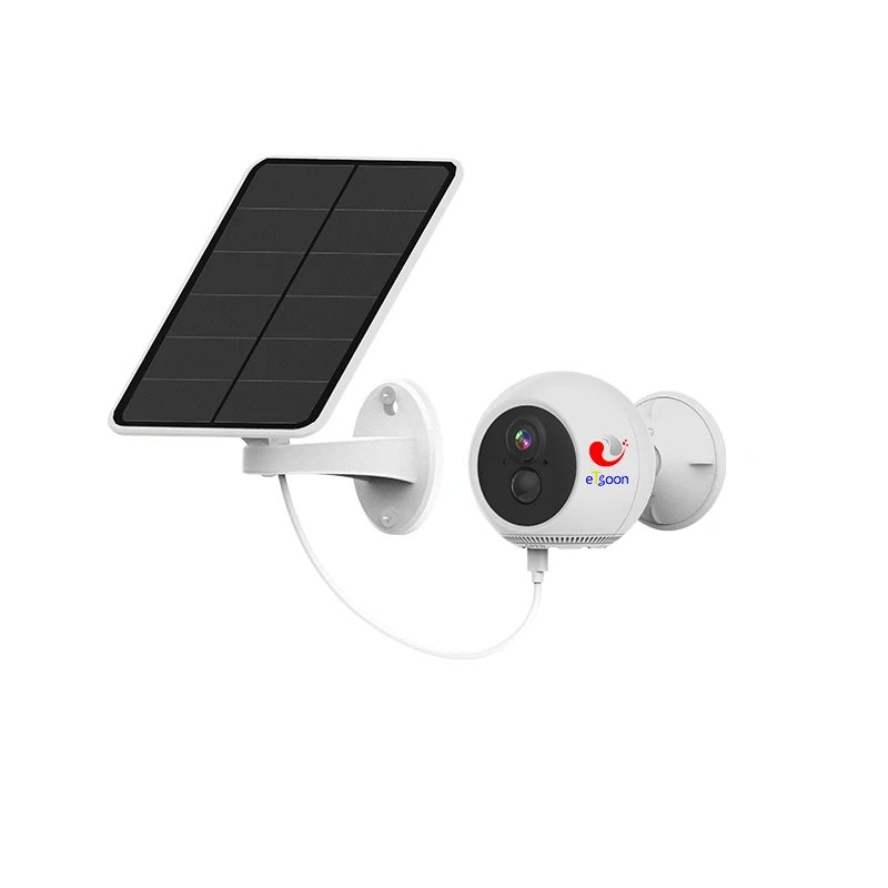 3 Megapixel Voice Monitor Built-in Battery 128G TF card Home IP Wireless Security Camera 2022 New Arrival Solar Security Camera