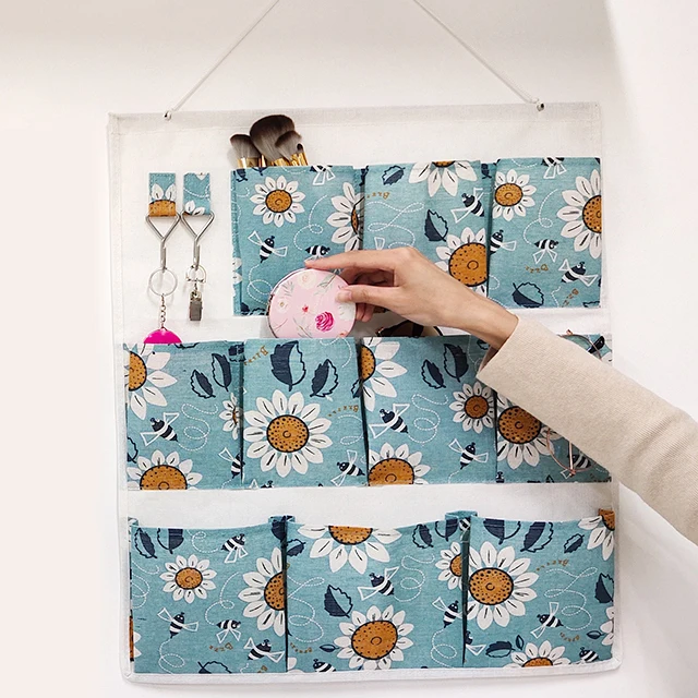 Custom Organizer Wall Hanging Storage Bag Beside Daisy Family Life Hanging Storage Bag