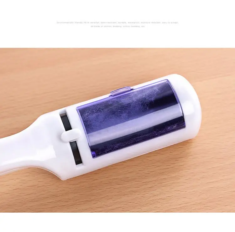 Portable Electrostatic Dust Removal Dry Cleaning Stick Pet Dog Hair Remover Roller Pet Dog Grooming Brush