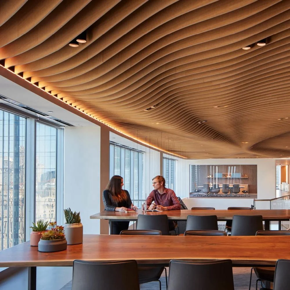 perforated metal ceiling for hotel lobby decoration