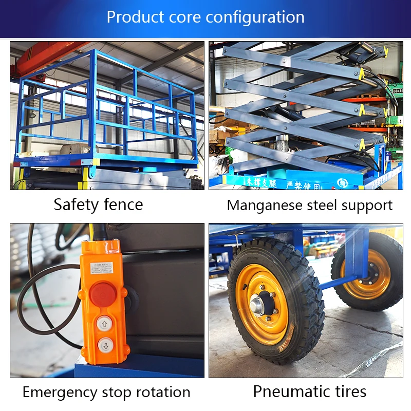 Telescopic Towable Trailer Lift/Articulating Lift Table/Aerial Work Platform Scissor Lift In Lift Tables For Sale
