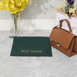 Wholesale High Quality Packing Pouch Luxury Velvet Shoe Packaging Dust Bags Drawstring With Custom Logo